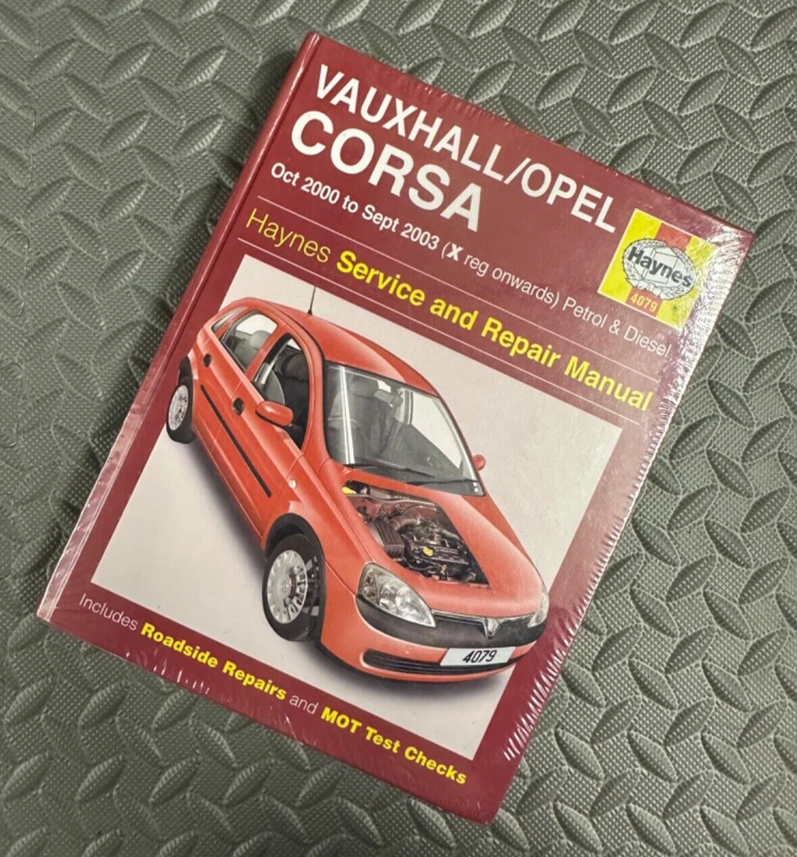 VAUXHALL/OPEL CORSA 00-03 HAYNES WORKSHOP MANUAL NEW OLD STOCK 4079 FREE UK P&P - Image 1 of 1