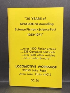 20 Years of Analog/Astounding Science Fiction*Science Fact Lorenzen 1952-1971 PB - Picture 1 of 10