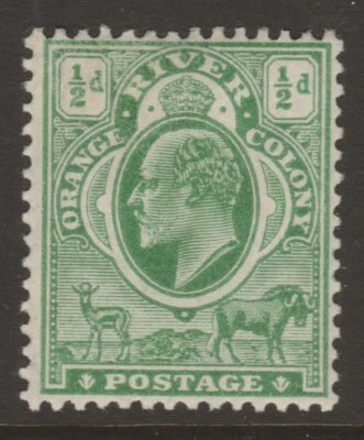 Orange River Colony sg148 COMO NUEVO 1905-09 1/2d amarillo-verde Foto 1 de 2