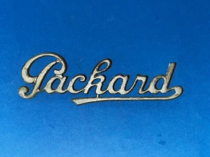 Insignia de adorno de tablero placa de identificación emblema rejilla Packard vintage 1929-1930 OEM - Imagen 1 de 9