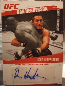 UFC Topps 2009 1st Rookie Auto Autograph Round 2 Dan Henderson - Picture 1 of 2