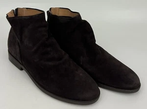 NEW Gentle Souls by Kenneth Cole Emma Zip Bootie Chocolate Zip 9.5 Black Women’s - Picture 1 of 14