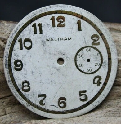 RELOJ WALTHAM 3 HORAS SEGUNDA MANO ESFERA 33,8mm DIÁMETRO (O3H) Foto 1 de 2