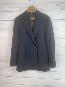 Brunello Cucinelli Italy Men’s 100% Wool Double Breasted Lined Blazer - Picture 1 of 17
