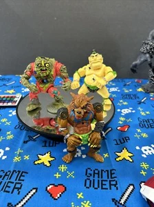 Lot Of 3 Vintage Tmnt Figures. Razhar Tattoo Muckman - Picture 1 of 4