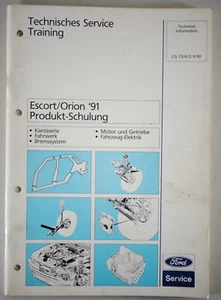 Información Técnica Servicio Entrenamiento Ford Escort/Orion Stand 06/1990 - Imagen 1 de 1