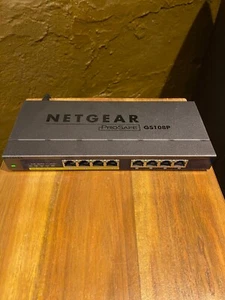 Netgear ProSafe GS108P 8-Port Gigabit PoE Ethernet Switch - Bild 1 von 7