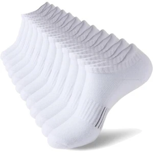 Gepolsterte Sneaker Socken Damen – 6 Paar Baumwolle, Rutschfest und Antiblasen - Bild 1 von 2