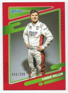 2022 Panini Donruss Racing Vinnie Miller Red card # 89 #'d 050/299 - Bild 1 von 1