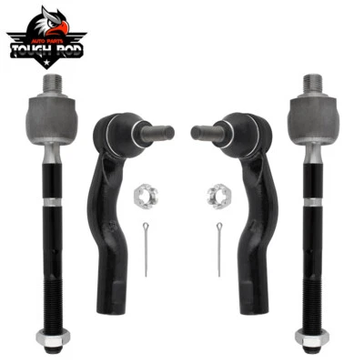 4pcs Inner Outer Tie Rod End Kit for Ford Fusion 2010 2011 2012 (2.5L/3.0L) - Image 1 of 4