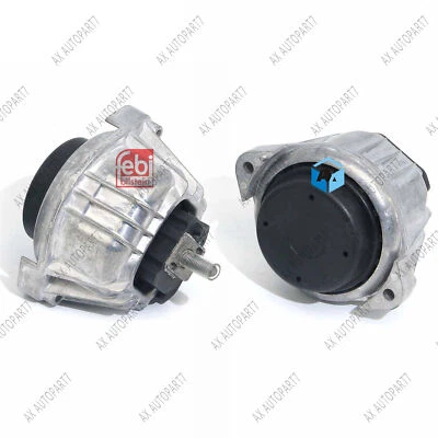 2PCS FEBI Engine Mount L&R For BMW E90 E92 E93 320 318i Z4 22116768853 - Image 1 of 4