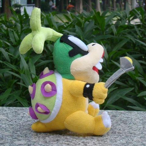 Iggy Koopa 6" Super Mario Bros Run Plush Toy Baby Bowser Son Koopalings Doll NEW Cover
