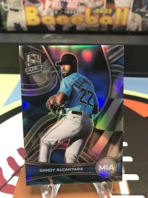 Sandy Alcantara 2022 Chronicles Spectra Holo Silver Prizm - Image 1 of 2