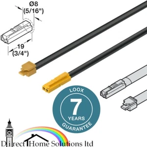 Cable de conexión para luces modulares Loox5 12V con conector a presión de 1 m / 2 m de largo - Imagen 1 de 8