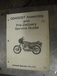Suzuki Factory Setup Assembly Manual 1979 GS450ST GS450 ST - Bild 1 von 1