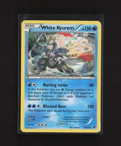 White Kyurem 21/124 Fates Collide Holo Rare Pokemon Card - Picture 1 of 3