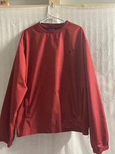 Vintage Ralph Lauren Polo Golf Windbreaker Size XL Zip Shoulder Pullover Jacket - Picture 1 of 10