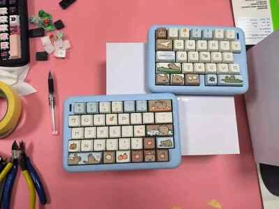 Mechanical Gaming Keyboard Wireless Tri-mode GASKET Hot Swap CNC Aluminum Split - Image 1 of 4