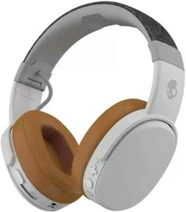Skullcandy Crusher Bluetooth Wireless Over-Ear Headphone & Microphone - Grey/Tan - Foto 1 di 5
