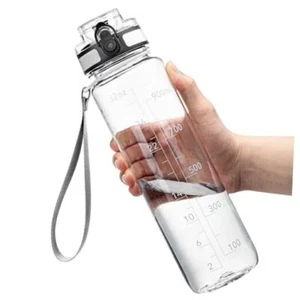 Water Bottles, 32oz Motivational Sports Water Bottle with 32 Ounces A-Clear - Picture 1 of 7