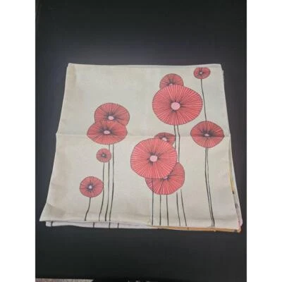 NUEVO CON ETIQUETAS 9 piezas Fundas de almohada Ohoh Floral Terciopelo Lino 18x18 Cremallera Foto 1 de 4