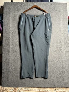 Eddie Bauer First Ascent Guide Grid Pants Pull-On Gray Lined Thermal Flex Men XL - Picture 1 of 16