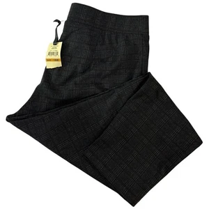 Emaline Damen elastische Taille grau kariert Arbeit Kleid Hose Größe 16W Neu mit Etikett - Bild 1 von 3