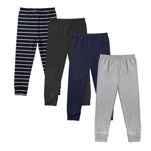 Baby and Toddler Boys 4-Pack Cotton Pants Stripe 3T - Picture 1 of 6