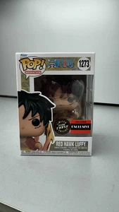 Funko Pop! One Piece Red Hawk Luffy GITD Chase AAA Anime 1273 - Picture 1 of 6