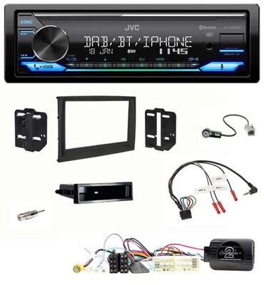 JVC Bluetooth DAB USB Lenkrad Autoradio für Kia Sportage ab 2016 schwarz - Bild 1 von 4