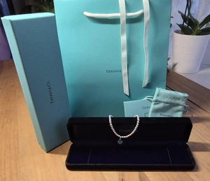 Tiffany Blue® Heart Tag Bead Bracelet 19cm – Silver, Excellent Condition - Picture 1 of 7