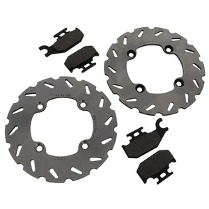 2004 2005 Bombardier Outlander 400 2X4 Front Sport Brake Rotors And Brake Pads - Picture 1 of 3