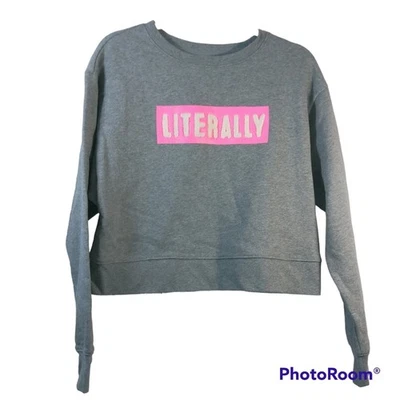 Sudadera corta gris Mossimo literalmente talla M Foto 1 de 4