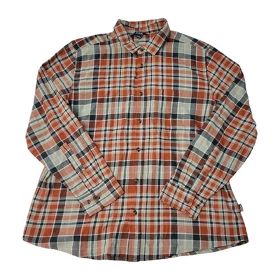 Eddie Bauer Men's 100% Cotton Easy Care Warm Brushed Twill Flannel Shirt - Image 1 of 2