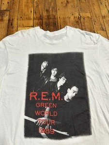 Camiseta vintage REM Green World Tour 1989 talla 2XL - Imagen 1 de 22