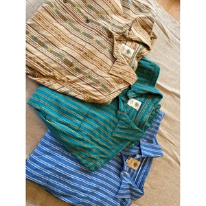 3 THE TERRITORY AHEAD Men's XXL Striped Button Up Short Sleeve Casual Shirt - Picture 1 of 12