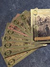 Complete Set! Lot ALL 9 STATES Goldback 24KT Gold Foil Notes 1/1000th oz Bullion