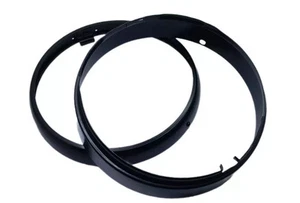 Scheinwerfer innen und außen Felgensatz SCHWARZ für Enfield Bullet Classic Electra - Bild 1 von 4