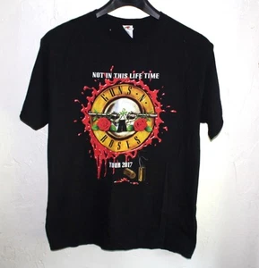 Camiseta Guns and Roses Not In This Lifetime Tour 2017 L Negra Doble Cara Rock - Imagen 1 de 7