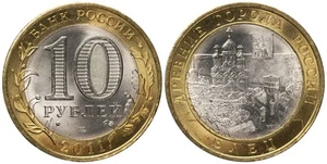 Russia 2011 10 rubles coin (Unc Bi-Metallic) Yelets - Picture 1 of 1