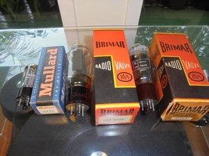 LAMPIZADOR TUBO DAC PAQUETE RODANTE TRES VÁLVULAS RECTIFICADORAS REINO UNIDO NUEVO STOCK ANTIGUO VINTAGE - Imagen 1 de 5