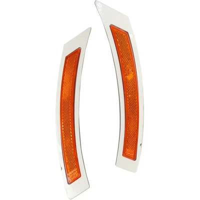 Juego de reflectores de parachoques para 08-10 BMW 528i 535i 06-07 BMW 530xi 06-10 M5 delantero CAPA Foto 1 de 4