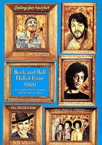 BRUCE SPRINGSTEEN & PAUL McCARTNEY 1999 ROCK & ROLL HALL OF FAME PROGRAM NM 2MNT - Picture 1 of 2