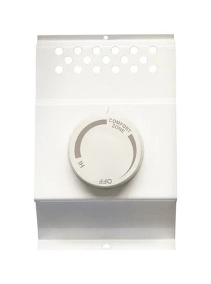 Cadet 08734 White Double-Pole Built-In Thermostat Baseboard - Image 1 of 2