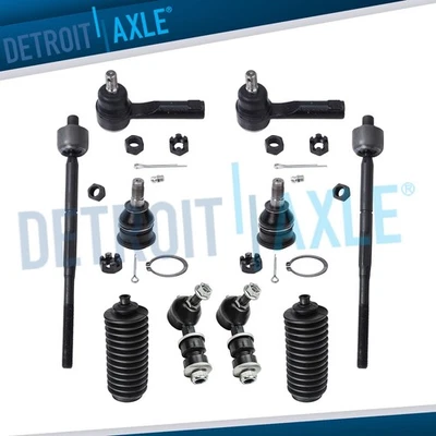 10pc Front Lower Ball Joints + Sway Bars Tierods Kit for 2000-2006 Nissan Sentra - Image 1 of 4