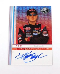 Autógrafos Wheels 2004 Kurt Busch #10 NASCAR carreras en tarjeta automática - Imagen 1 de 2