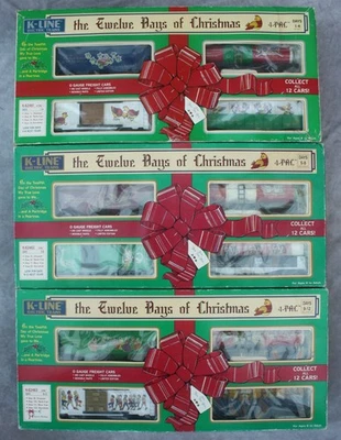K-LINE  Twelve Days Of Christmas Train Car Set - Image 1 of 4
