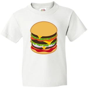 Inktastic Hamburger Lover Youth T-Shirt Burger Barbecue Picnic Bbq Food Dinner - Picture 1 of 4