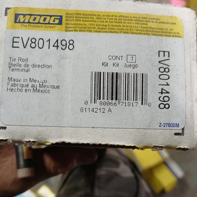 Moog EV801498 Tie Rod End for Ram ProMaster 1500 2500 3500 2014-2021 - Image 1 of 2