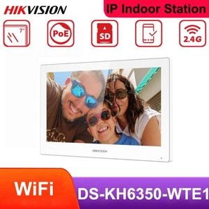 Hikvision DS-KH6350-WTE1 7 Inch Screen WiFi Video Intercom Indoor Station White - Picture 1 of 4